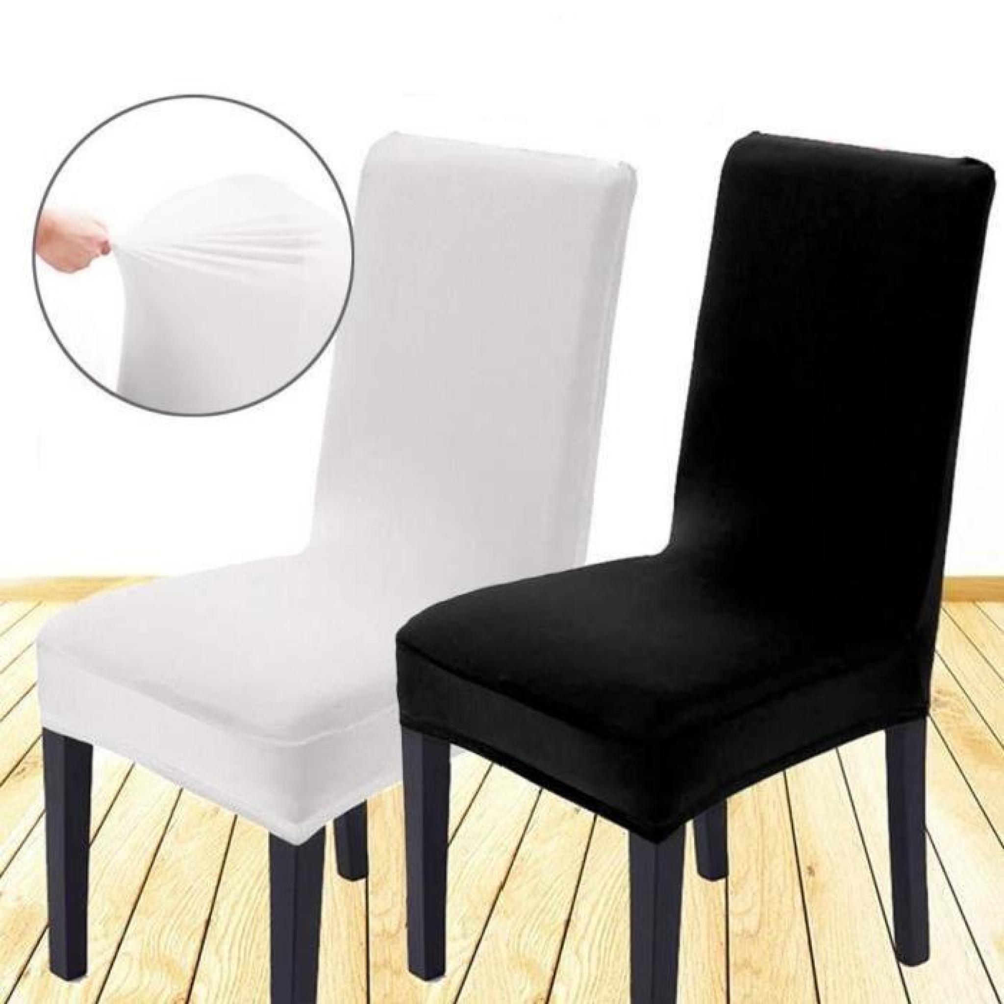 2 x Housse de chaise housse Fauteuil élastique Extensible pour Décor Fête  Mariage Décoration - Achat/Vente coussin chaise de jardin pas cher 