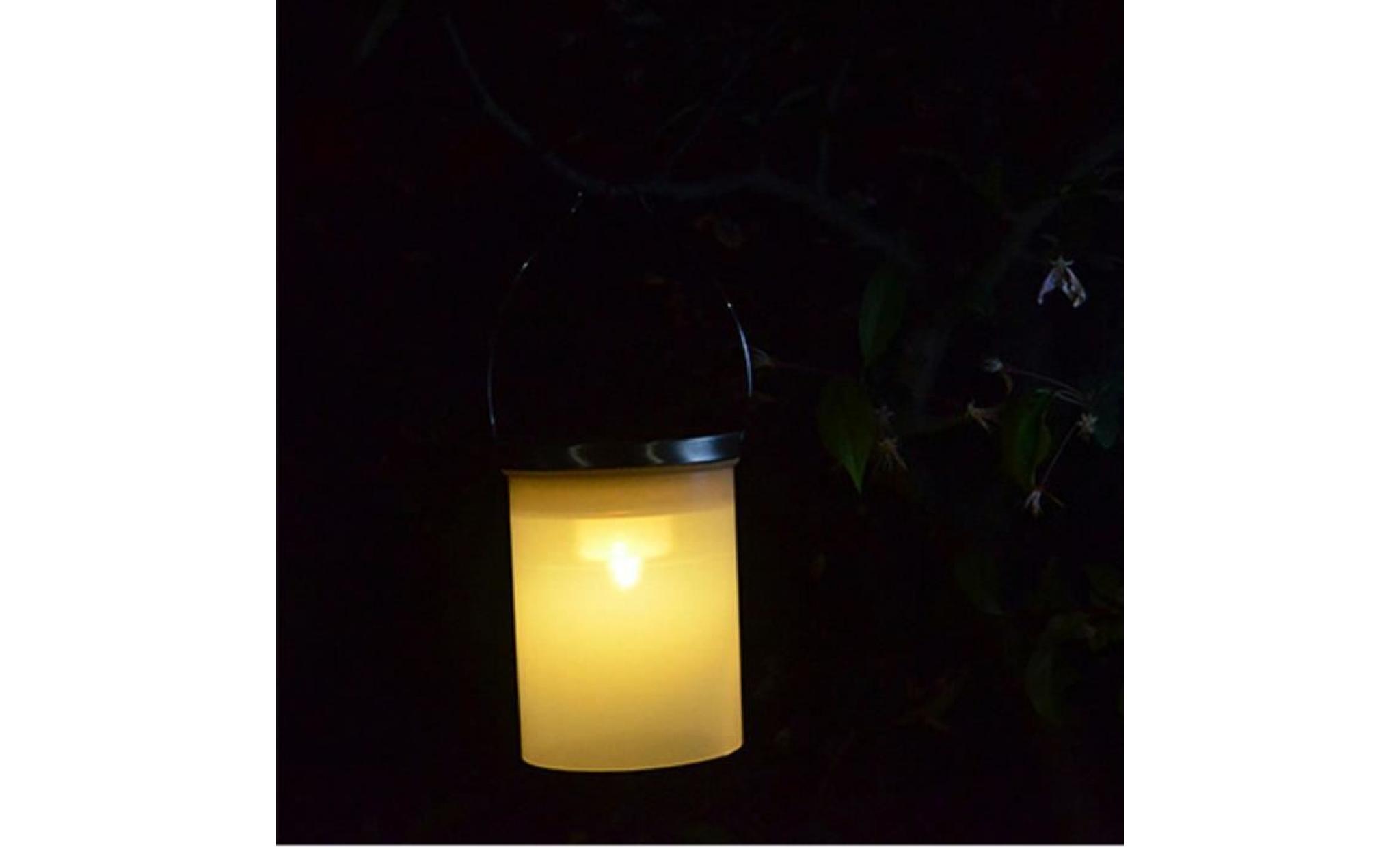 forme seau solaire led lampe de luster les lustres extérieur de jardin @soko004 pas cher