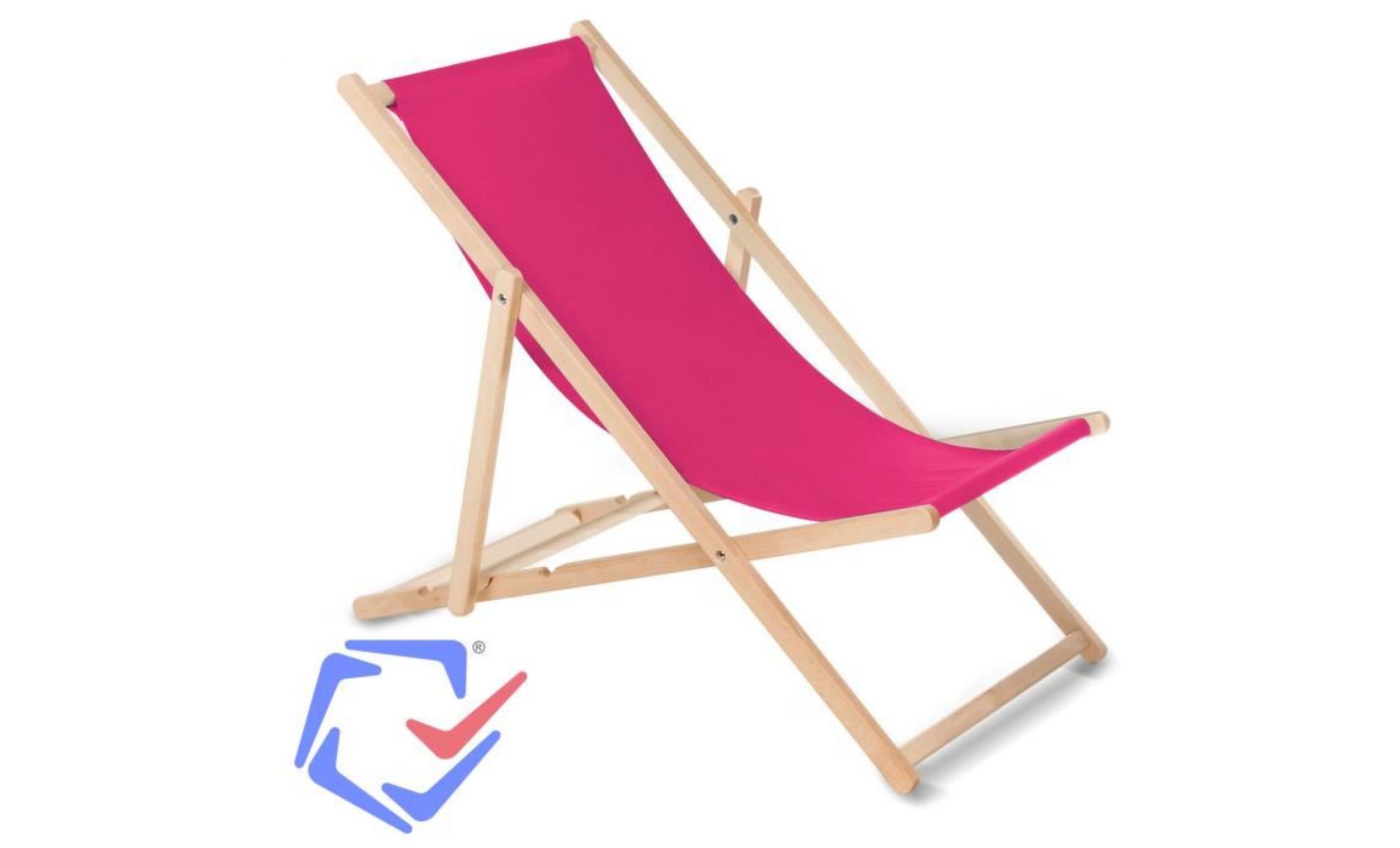 greenblue fauteuil de plage pliant rose jardin voyager piscine