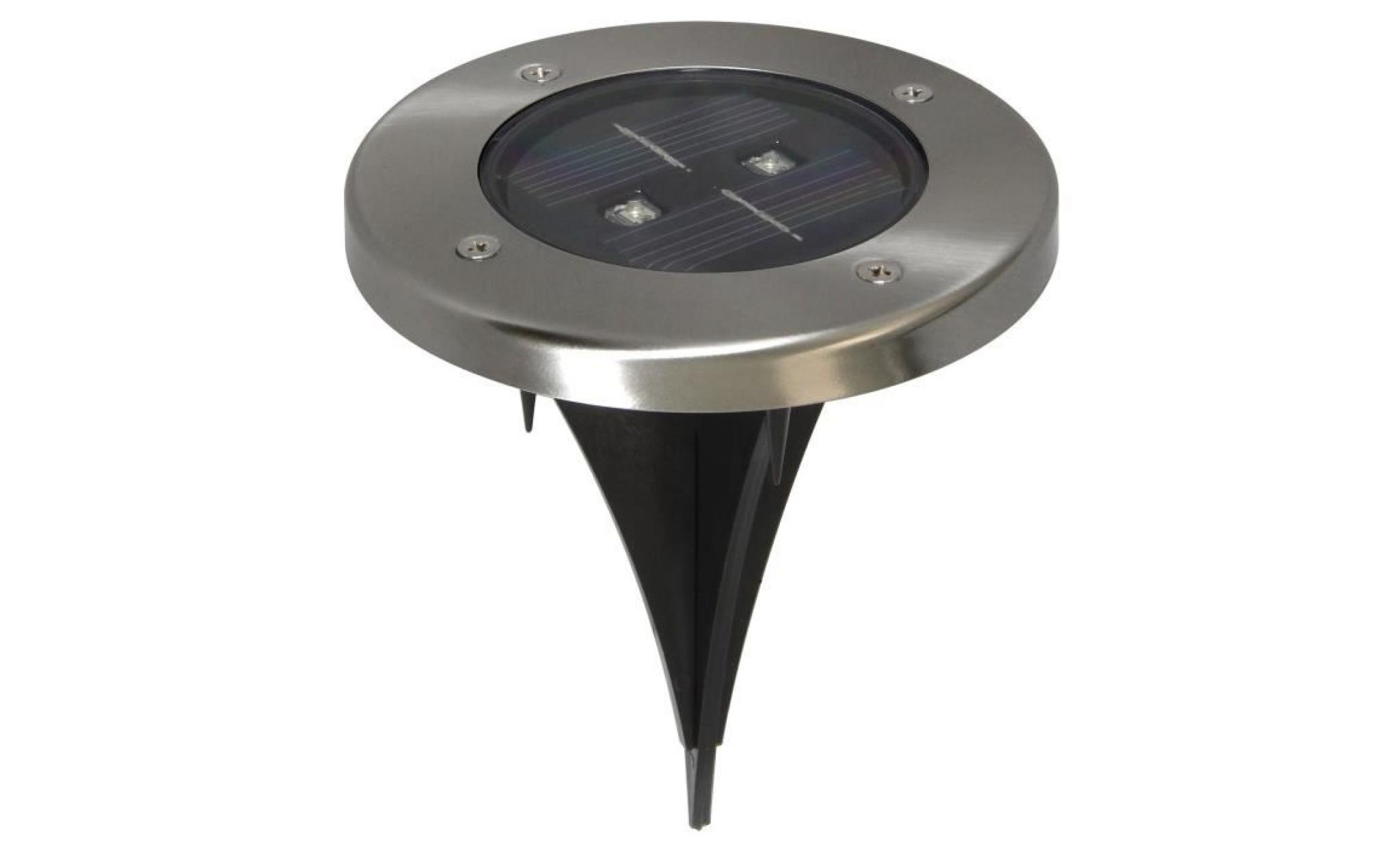 led spot de sol rond solaire