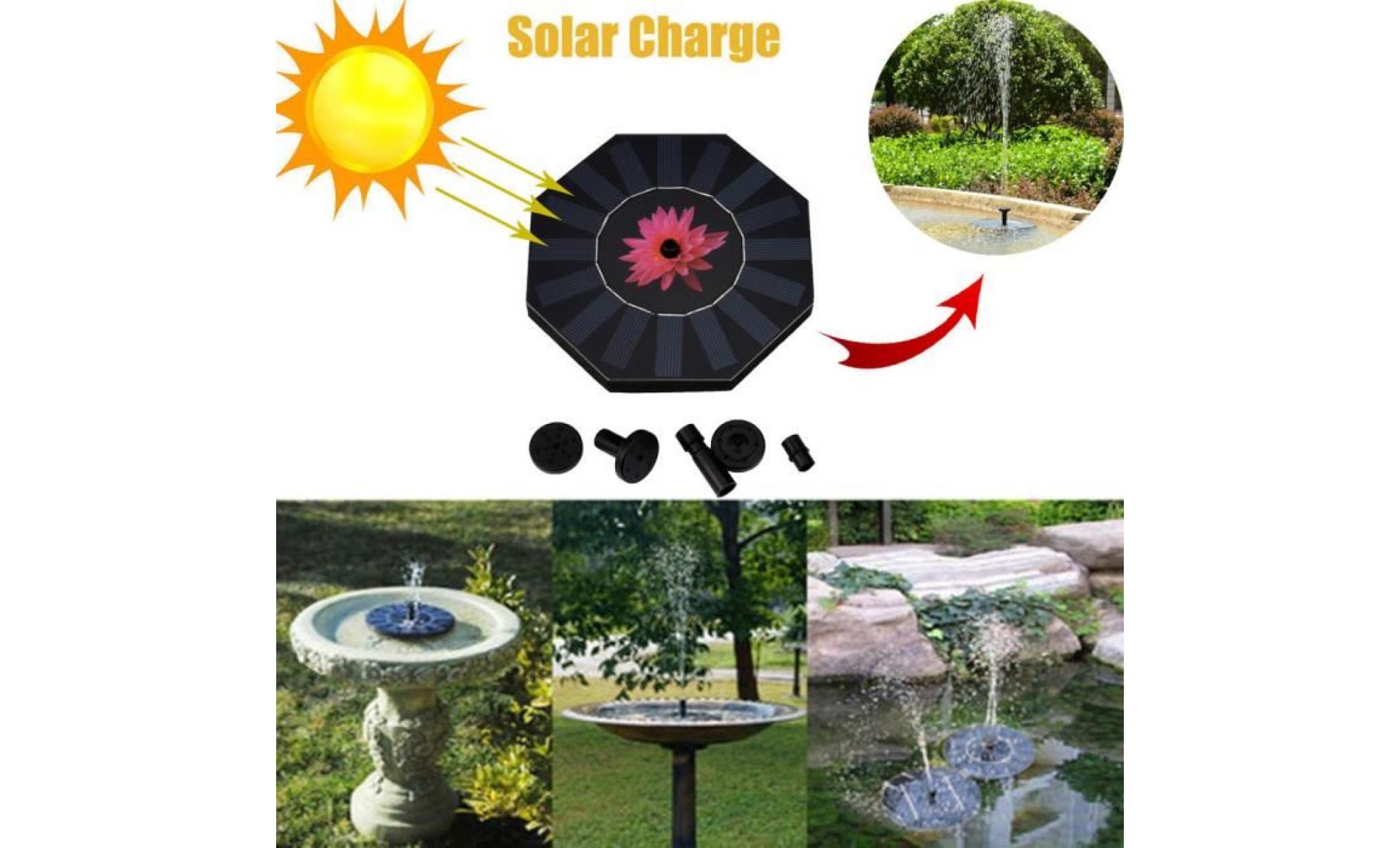 Fontaine cascade solaire LilyPad. - Achat/Vente fontaine de jardin pas cher  