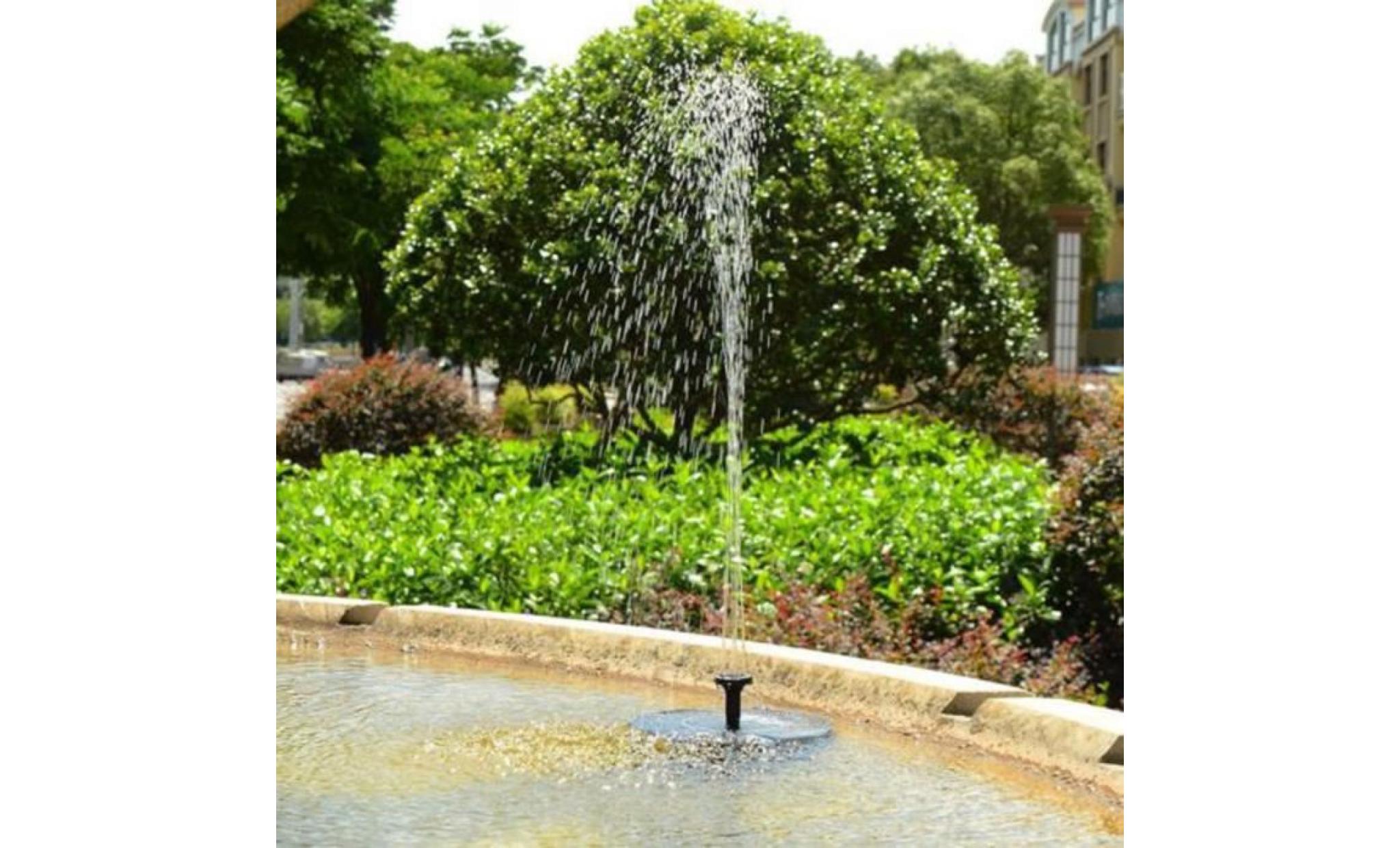 Fontaine cascade solaire LilyPad. - Achat/Vente fontaine de jardin pas cher  