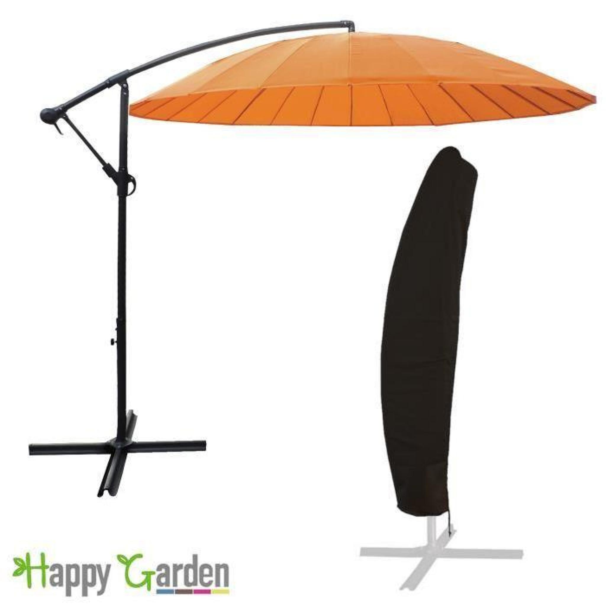 Housse parasol déporté - Happy Garden