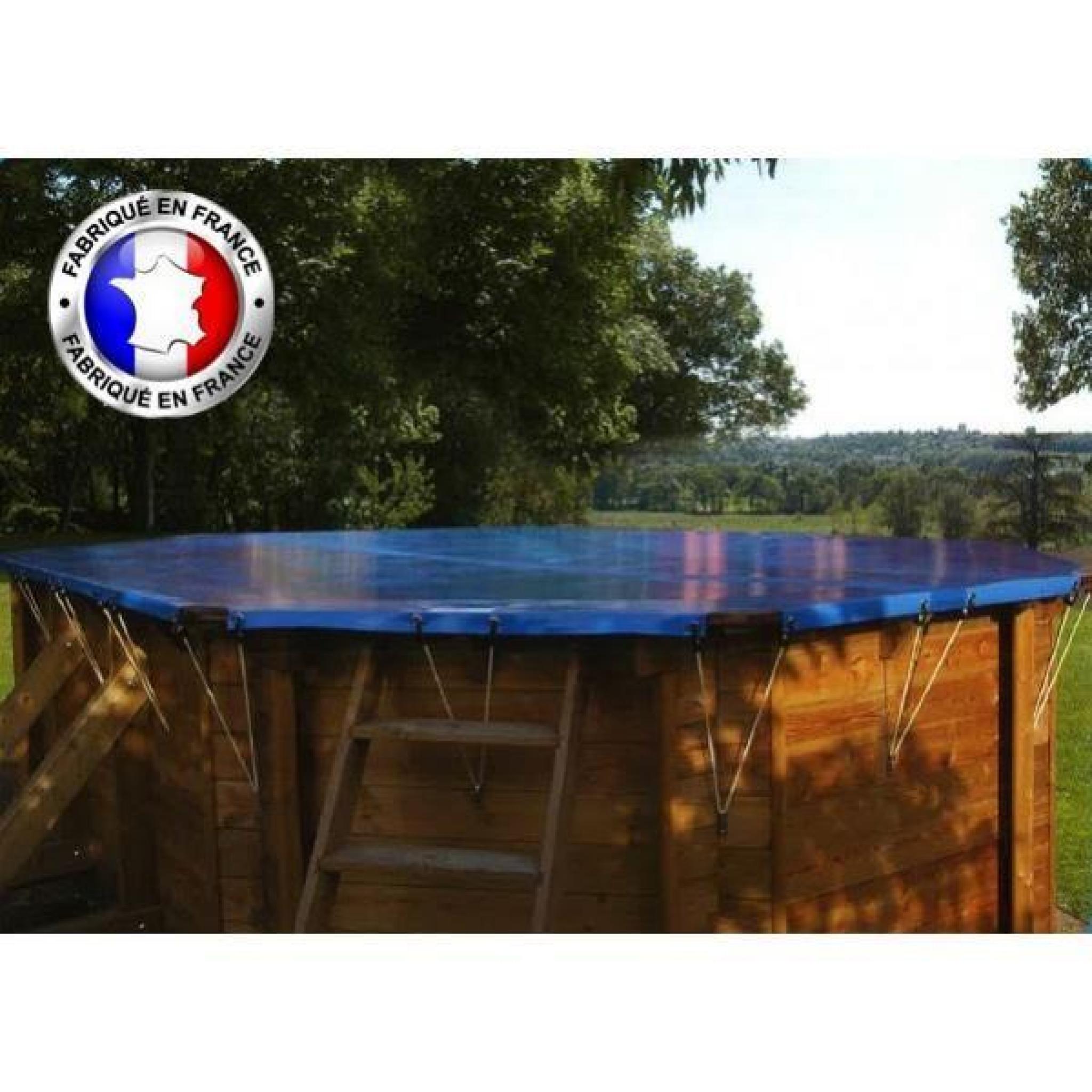 Pour piscine procopi carré 5 x 5 m gris