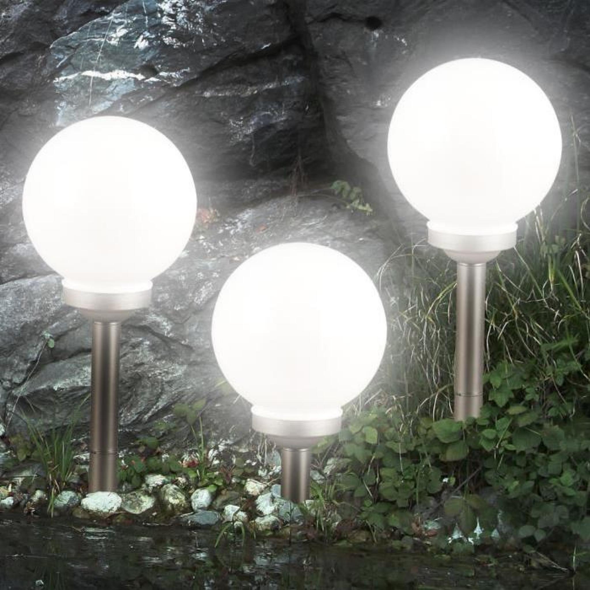 Solaire LED Lanterne Jardin Luminaire Extérieur Balcon Table Lampe