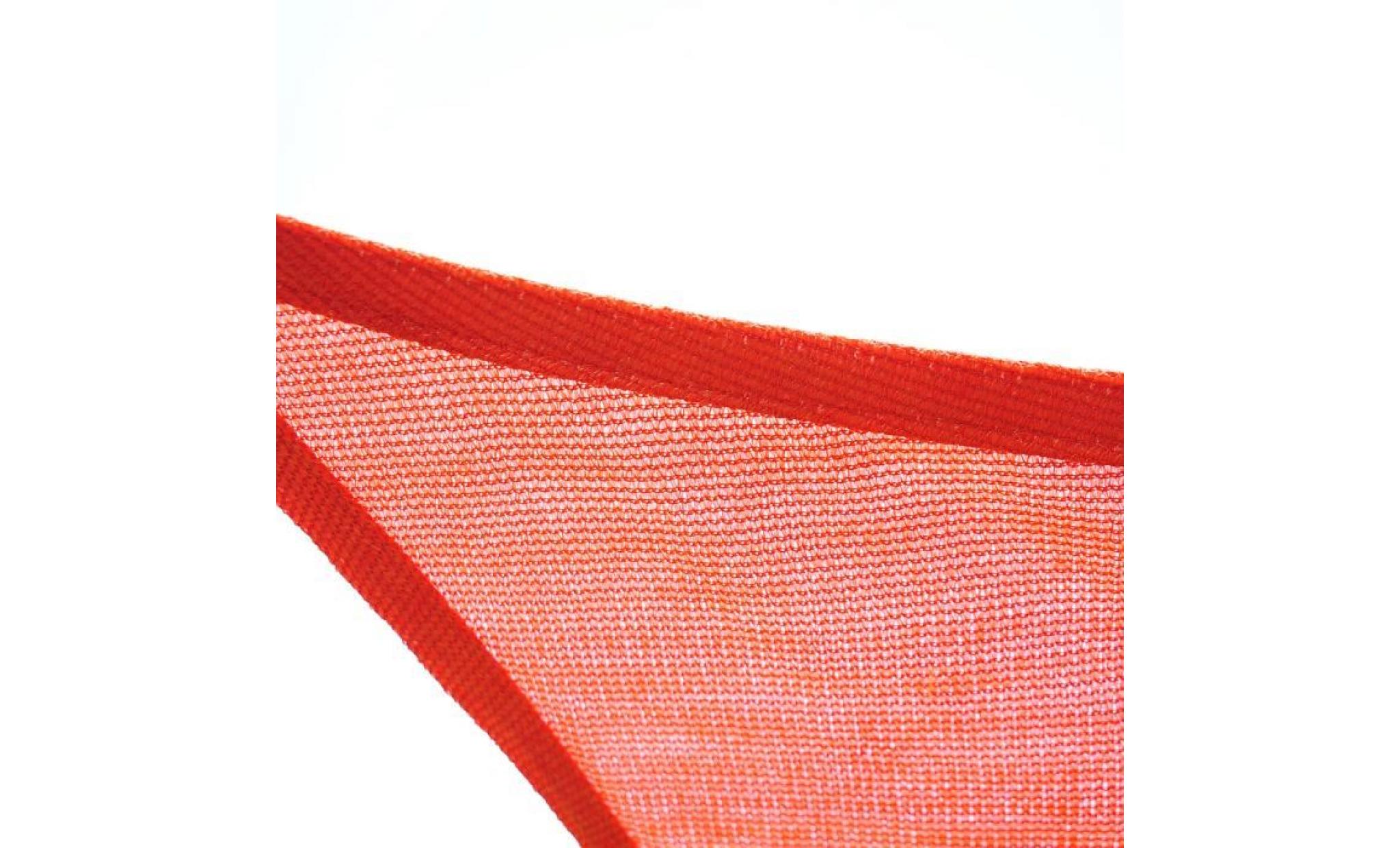 voile d’ombrage 3 x 4m sunprotect  rouge pas cher